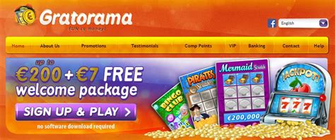 Gratorama Casino » €7 Gratis Zonder Storten.